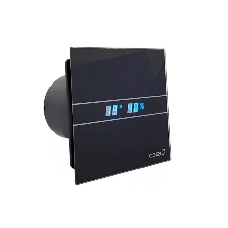 E-100 GBTH koupelnový ventilátor axiální s automatem,4W/8W,potrubí 100mm,černá 00900602