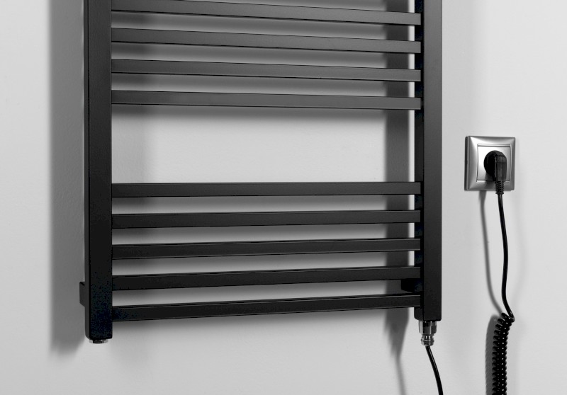 METRO-E elektrické otopné těleso rovné 500x1060 mm, 400 W, černá mat ME410B