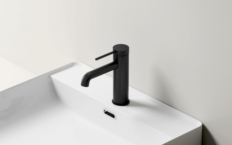 KAJA stojánková umyvadlová baterie, černá mat HJ002B