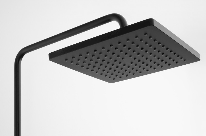 Sprchový sloup s termostatickou baterií, černá mat KJ639