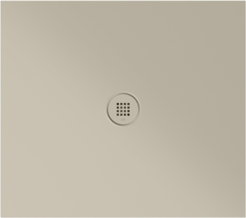 Keramická sprchová vanička, obdélník 90x80x2cm, creta mat 46090808