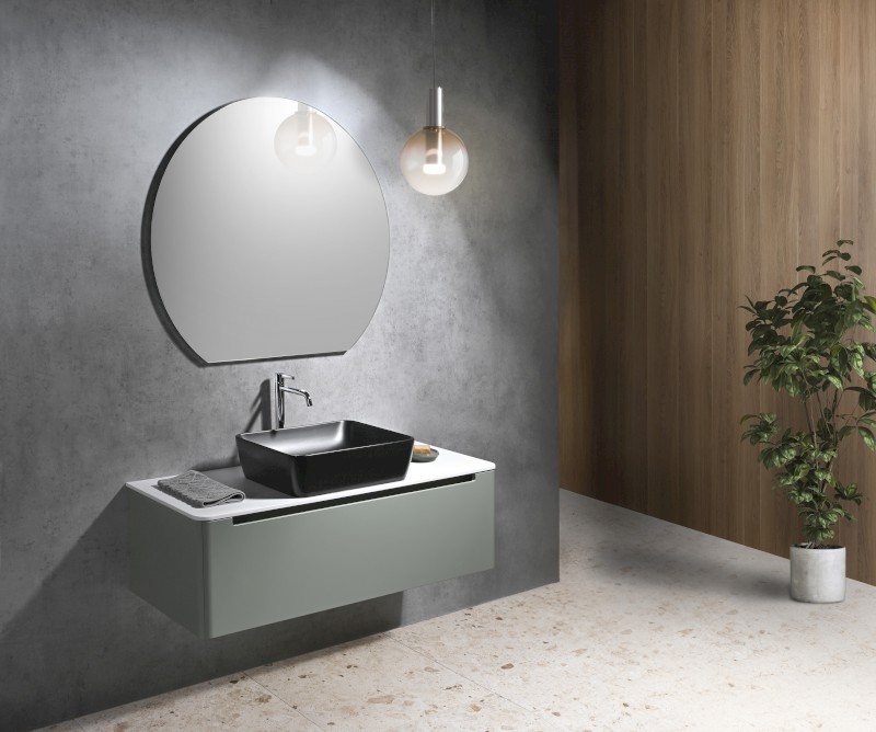 KERALA umyvadlová skříňka 120x35x47,5cm, 1x zásuvka, verde KR120-4444