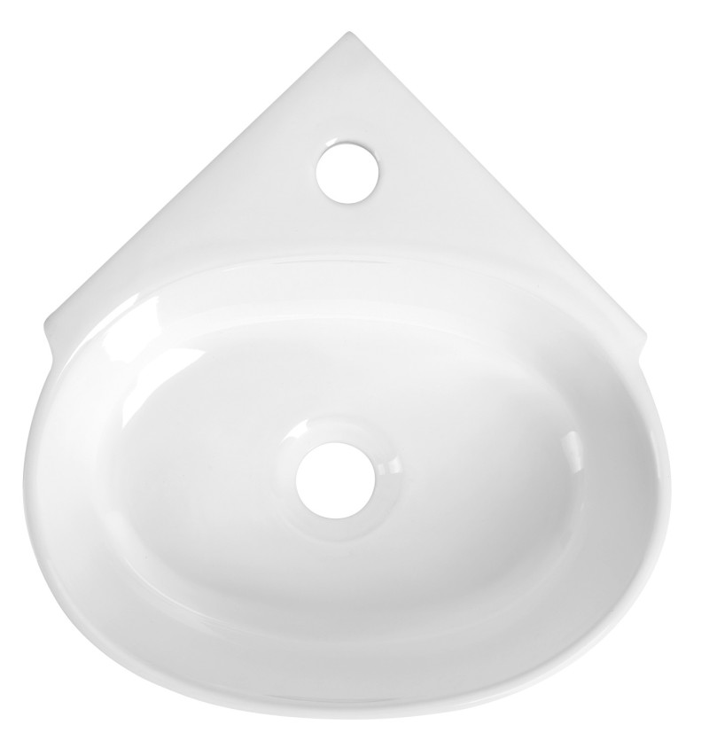 ECKERT keramické umývátko rohové 36x36cm, bílá 201.104.0