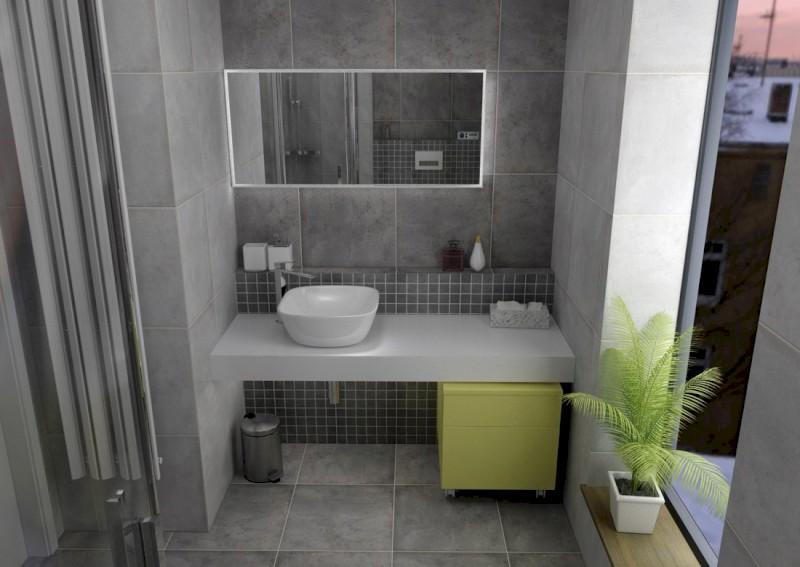 TAILOR rockstone deska 170x50 cm, provedení límce F TR170F