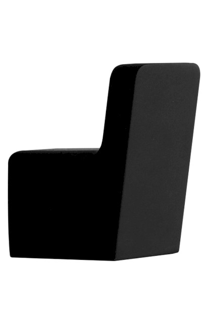 Hranatý háček, černá mat UN82025B