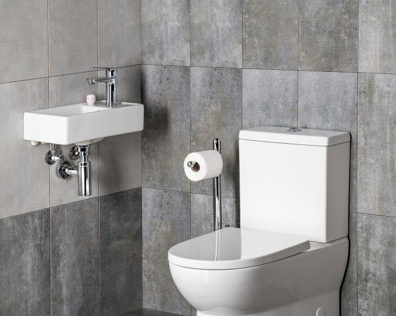 MINOS keramické umývátko 40x22cm, baterie vpravo, bílá 4059