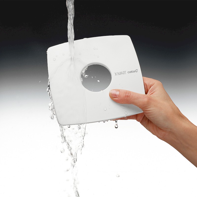 X-MART 12T koupelnový ventilátor axiální s časovačem, 20W, potrubí 120mm, bílá 01021000