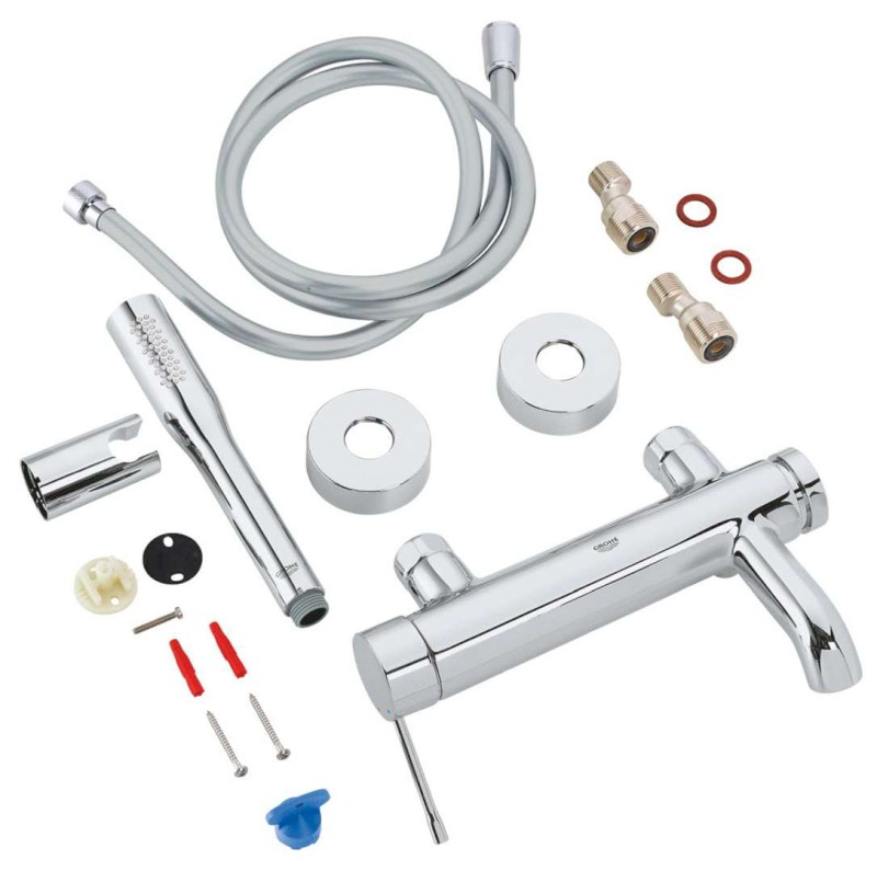 Essence Vanová baterie s příslušenstvím, chrom GROHE 33628001