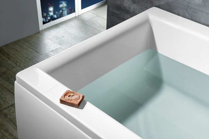 CLEO obdélníková vana 160x75x48cm, bílá 93611