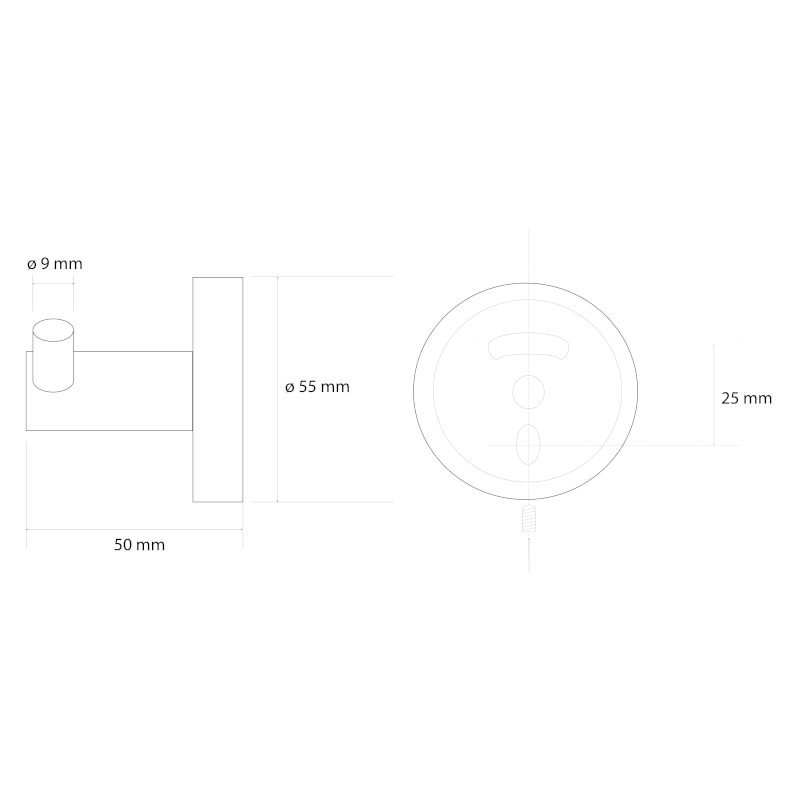 X-ROUND GOLD dvojháček, zlato mat XR202GB
