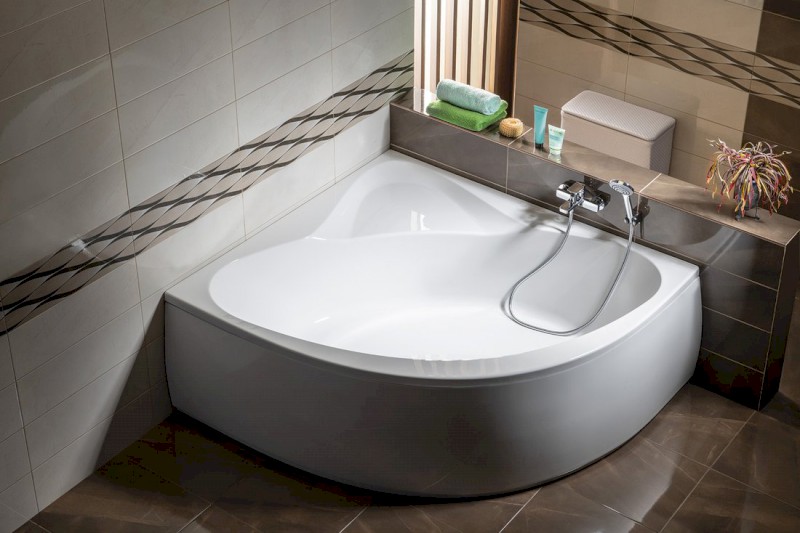 DYJE rohová vana 150x150x42cm, bílá A1550