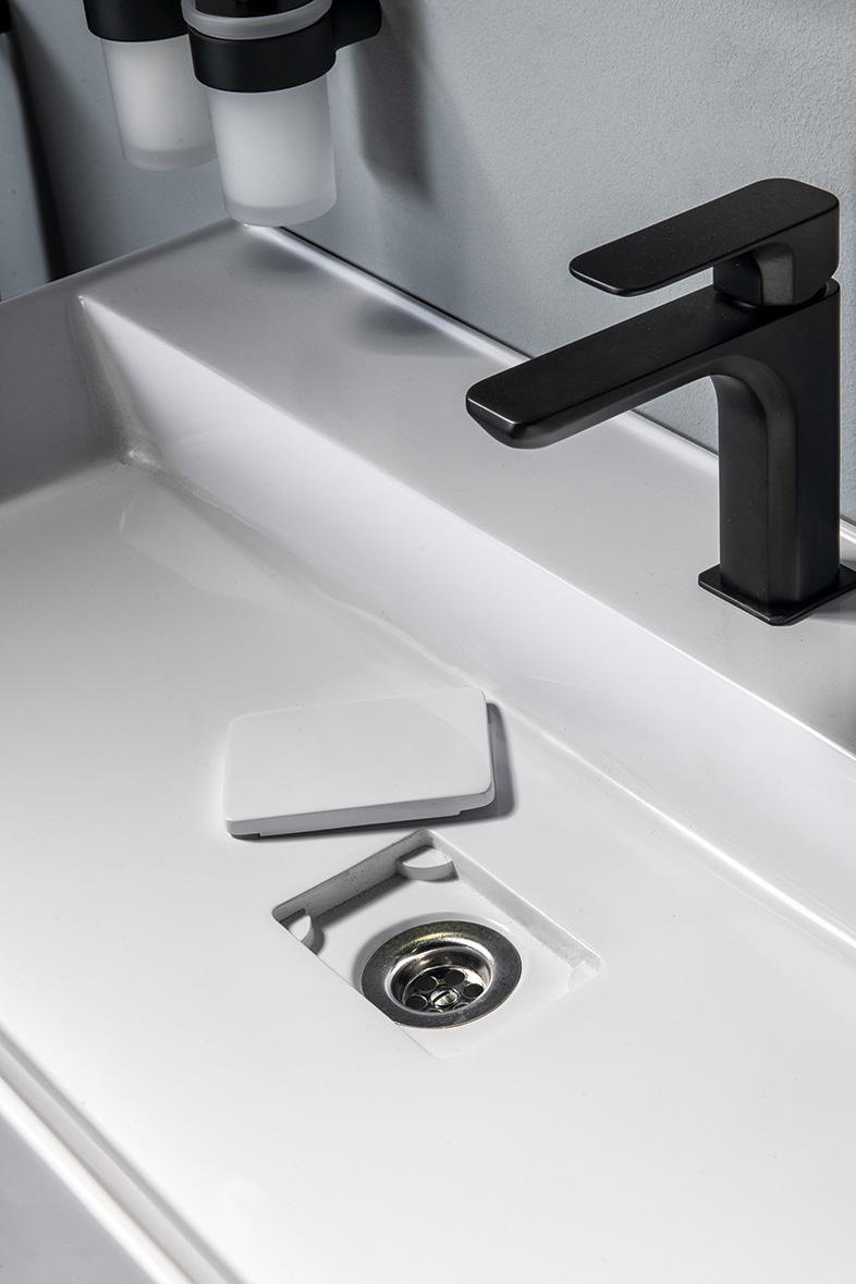 GODIVA umyvadlo, litý mramor, 68x44cm, bílá GU068