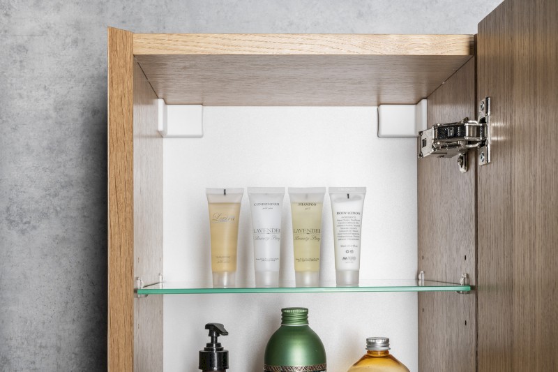 FILENA vysoká skříňka 35x140x30cm, dub FID3540D