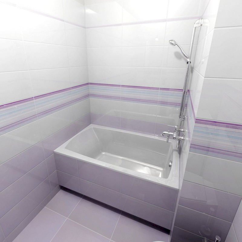 LILY SLIM obdélníková vana 130x70x39cm, bílá 77511S