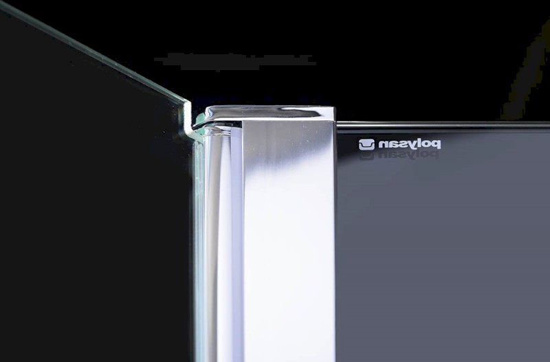 MODULAR SHOWER stěna k instalaci na zeď, pro připojení otočného panelu, 1000 mm MS3A-100