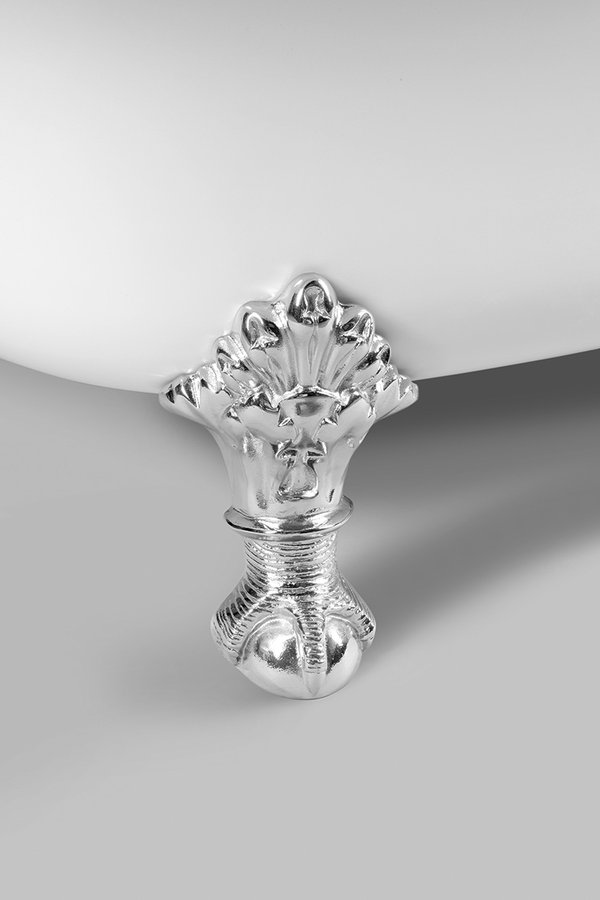 REGATA volně stojící vana 175x85x61cm, nohy chrom mat, bílá 10231