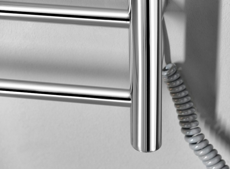 REDONDO elektrický sušák ručníků, kulatý, 600x1500 mm, 130 W, nerez lesk ER250V