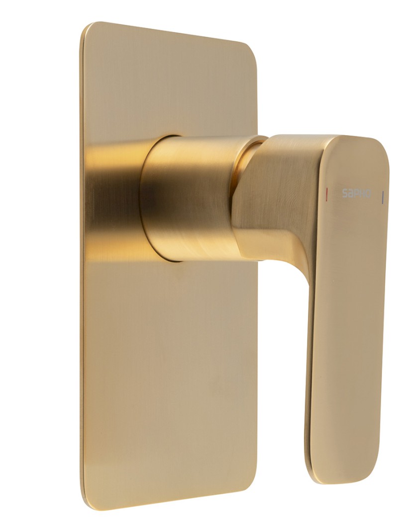 SPY podomítková sprchová baterie, 1 výstup, zlato mat PY41/19