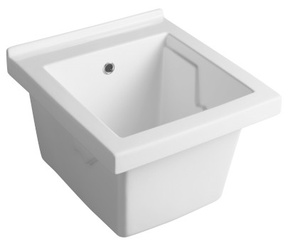 Keramická výlevka, 45x50cm, s přepadem WH118