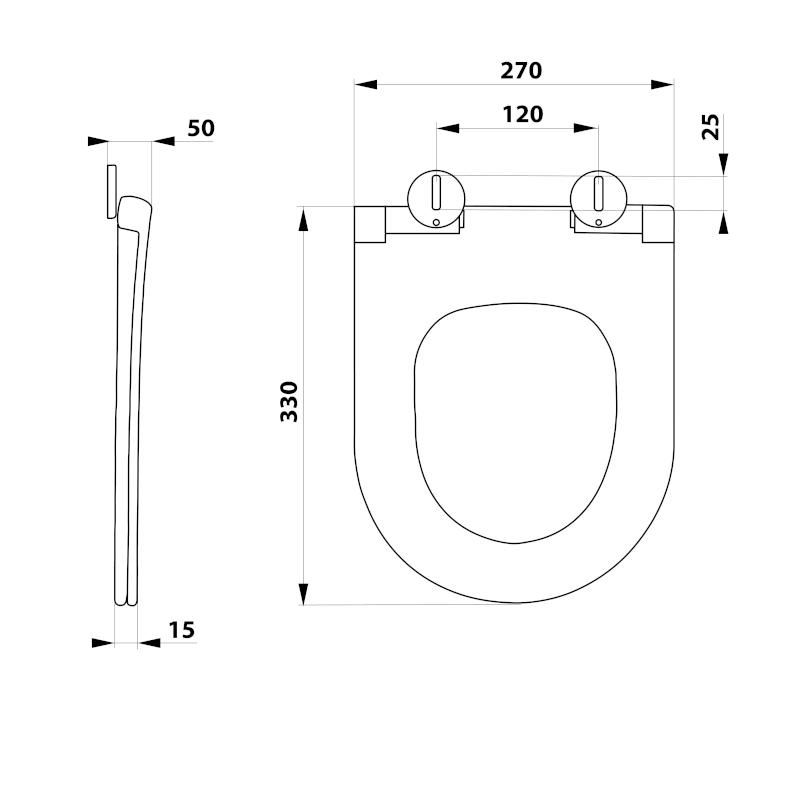 PETIT WC sedátko, Easy Take, bílá PT005