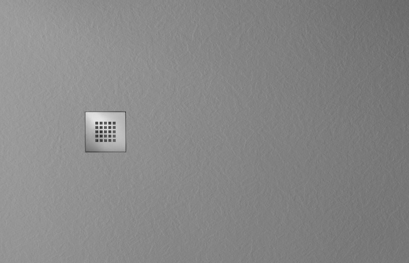 MITIA sprchová vanička z litého mramoru, obdélník 140x100cm, šedá PMS140100