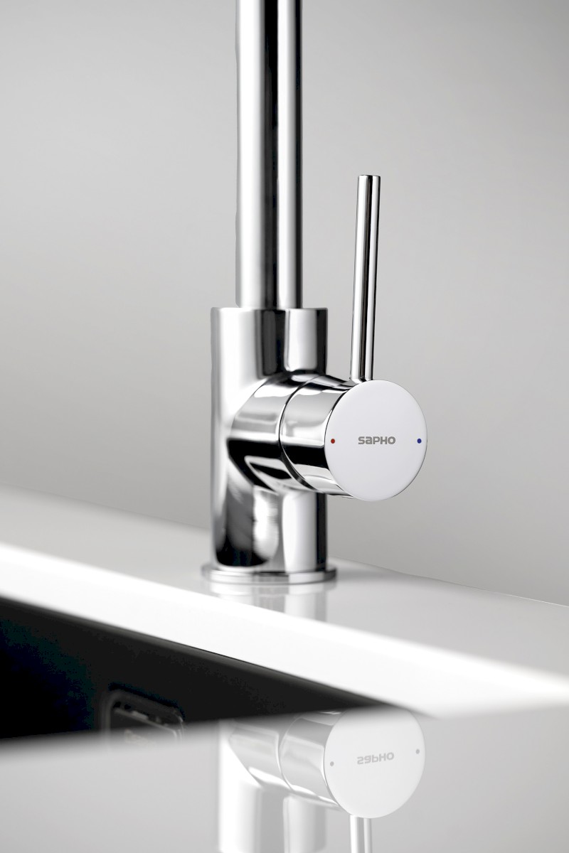 RONA stojánková dřezová baterie, chrom JK125