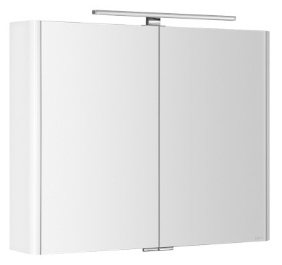 LUCIE galerka s LED osvětlením, 86x70x17cm, bílá LU085-0030