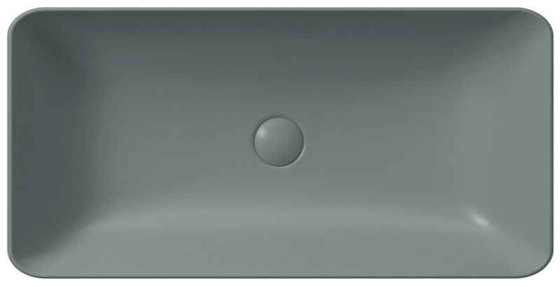 NUBES keramické umyvadlo na desku 80x40cm, agave mat 904004