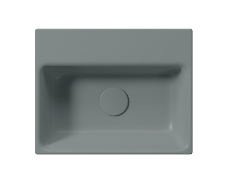 NUBES keramické umývátko 40x32cm, bez otvoru, agave mat 9684004