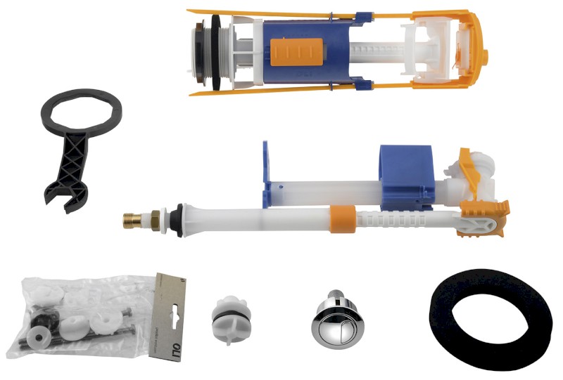 Splachovací souprava, spodní napouštění 1/2