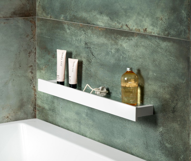 PATRON police s hrazdou 58cm, bílá PX582W