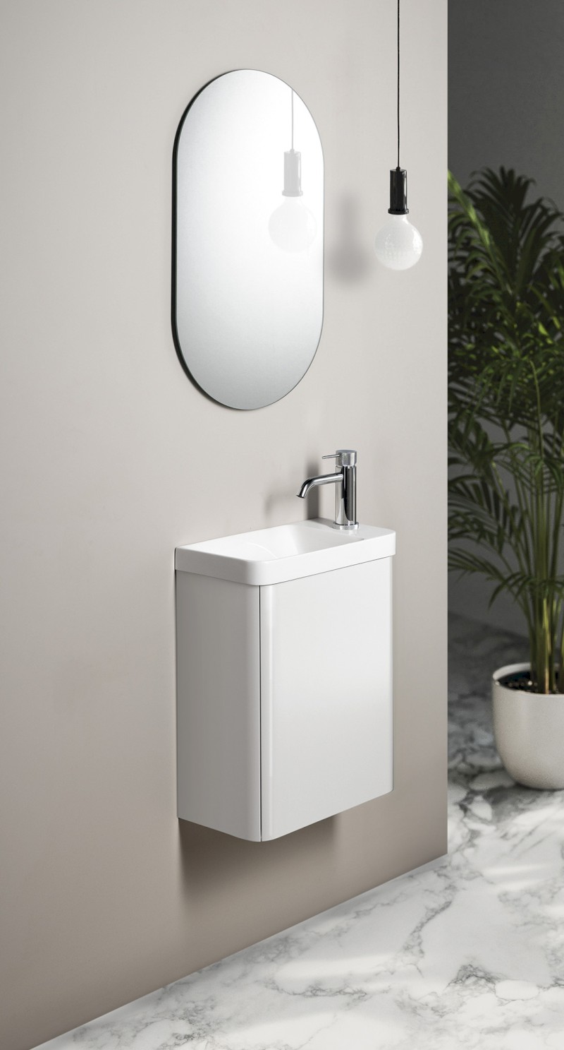 ZORBA umyvadlová skříňka 39x50x21,5cm, bílá lesk LT113-3030