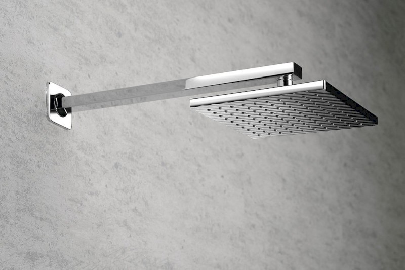 Sprchové ramínko hranaté nízké, 400mm, chrom TQ043