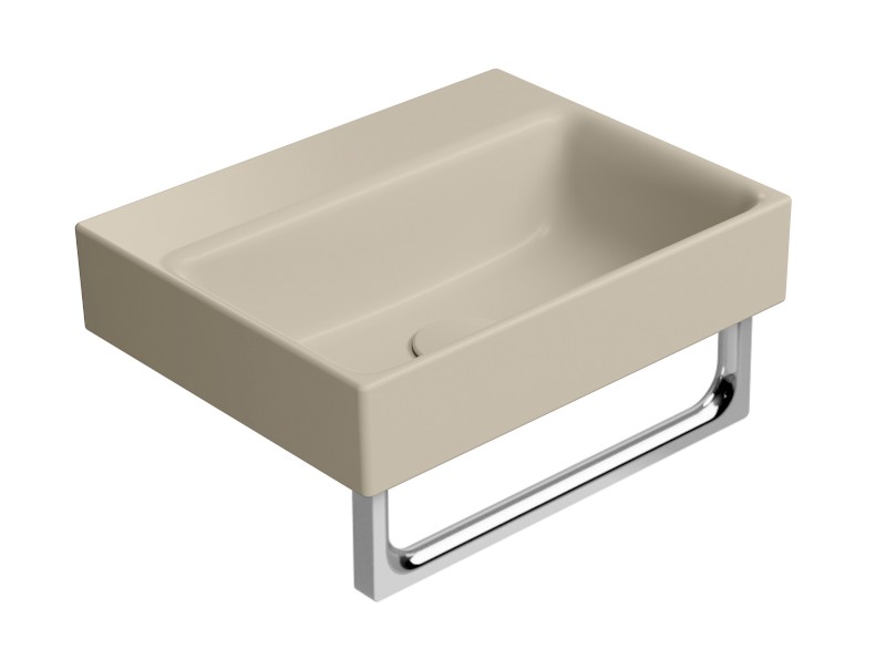 NUBES keramické umývátko 40x32cm, bez otvoru, creta mat 9684008