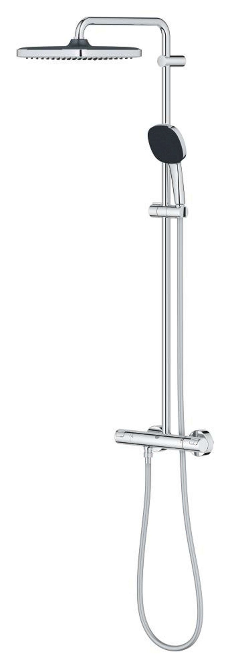 Vitalio Comfort Sprchový set s termostatem, 25x25 cm, 2 proudy, chrom GROHE 26696001