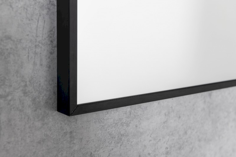 AROWANA zrcadlo v rámu 55x95cm, černá mat AWB5595