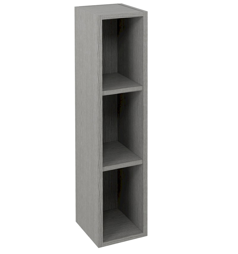 ESPACE otevřená policová skříňka 20x94x22cm, dub stříbrný ESC130-1111