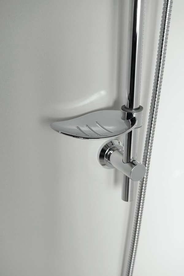 SUNRA sprchová souprava s mýdlenkou, posuvný držák, chrom 11444