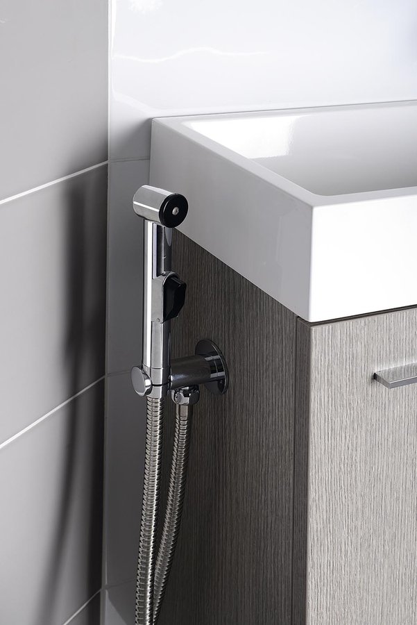 Stojánková umyvadlová baterie s bidetovou sprchou, chrom 1209-05