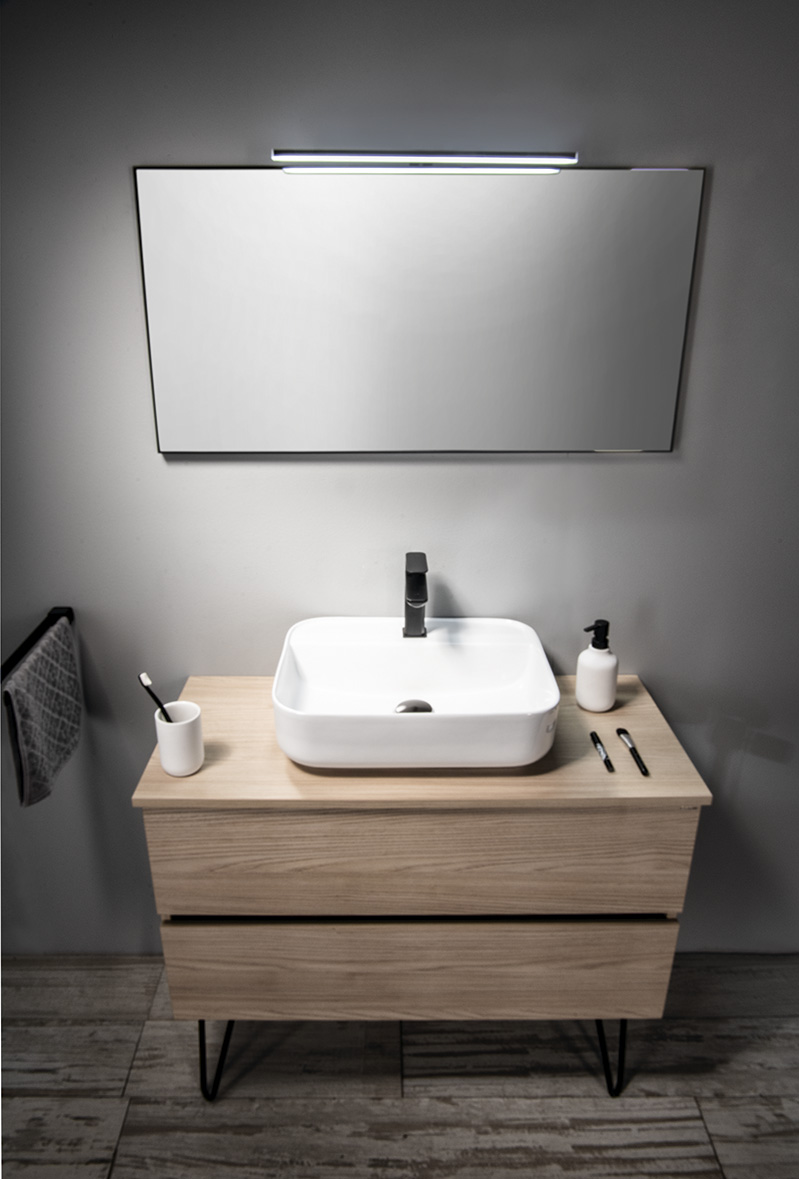 GARDA keramické umyvadlo na desku, 50x40 cm, bílá AR452