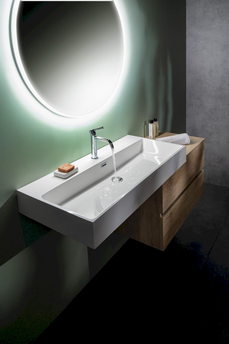 ODETTA umyvadlová skříňka 95x50x43,5cm, antracit matný DT100-3434