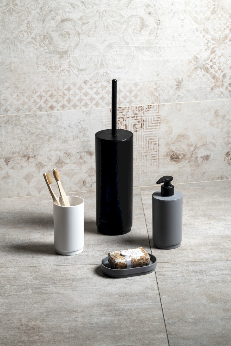 SHARON WC štětka na postavení, černá SH3314