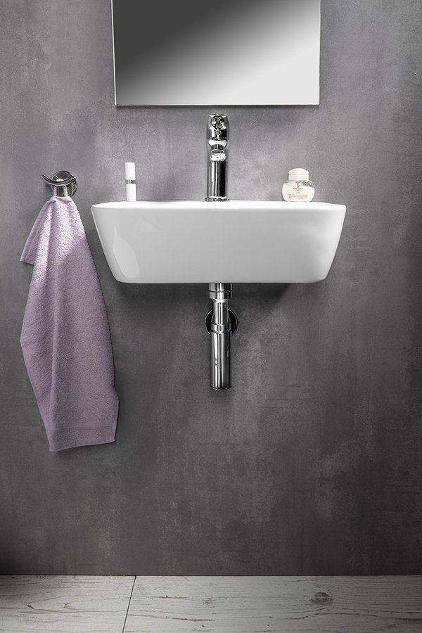 NERISSA keramické umývátko, 42x29cm, bílá AR265