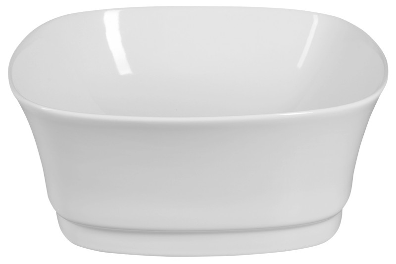 IDEA keramické umyvadlo na desku 42x42cm, bílá WH100