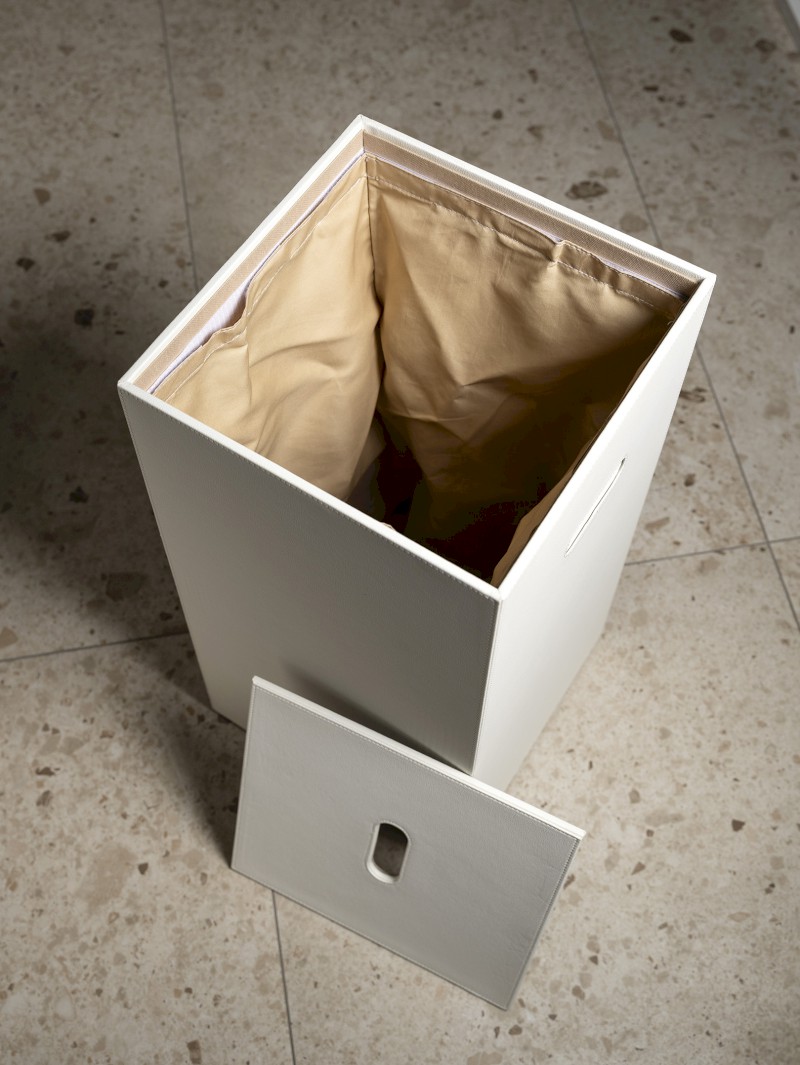 LUXURY koš na prádlo 30x61,8x30cm, bílá 103602