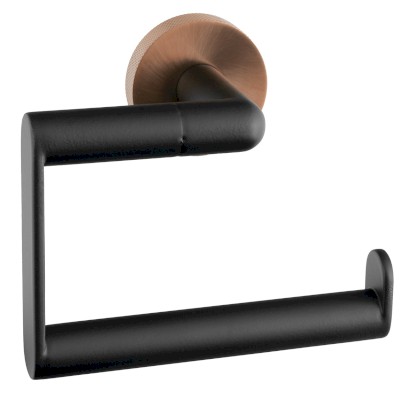 LARISSA držák toaletního papíru, černá/měď mat WS017BC