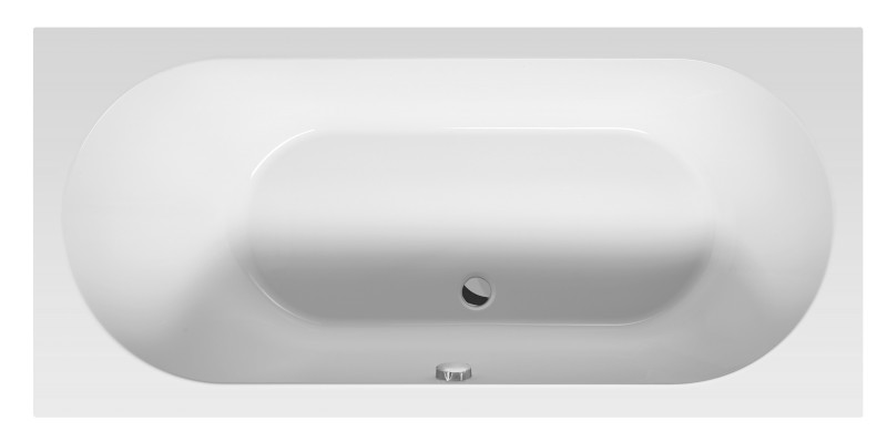 JIZERA vana 170x80x39cm, bílá G1780