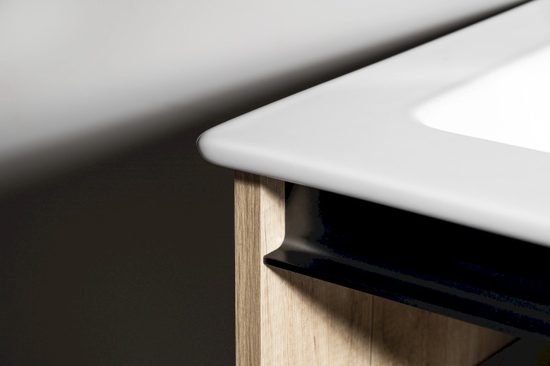 EZARA dvojumyvadlová skříňka 120x55x46cm, borovice rustik EZ121-1616