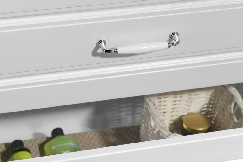 FAVOLO umyvadlová skříňka 76,5x60x44,6cm, bílá mat FV280