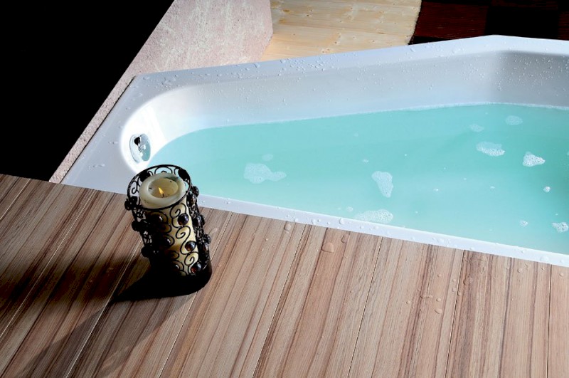 TIGRA R asymetrická vana 170x80x46cm, bílá 90611